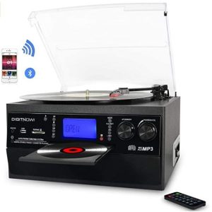 DIGITNOW BLUETOOTH RECORD PLAYER- best all in one turntable