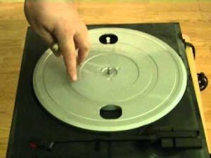 Turntable belt replace