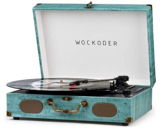 WOCKDOCKER - best record player with speakers